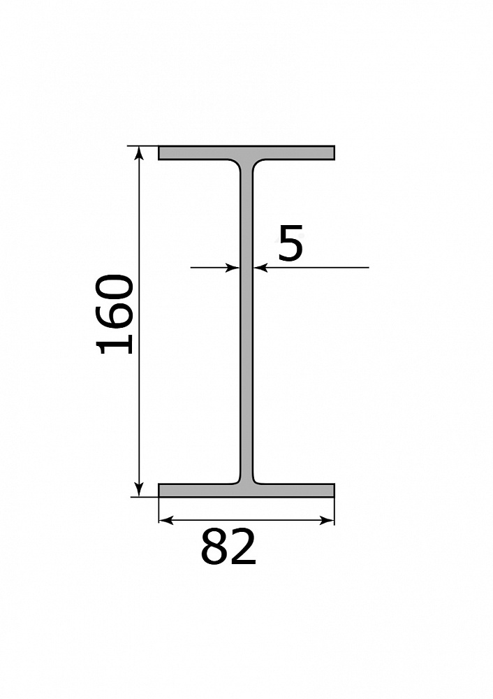 Балка двутавровая 16Б2 12 м