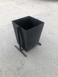 Урна металлическая, 40x30x25 см